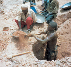 mining for minerals