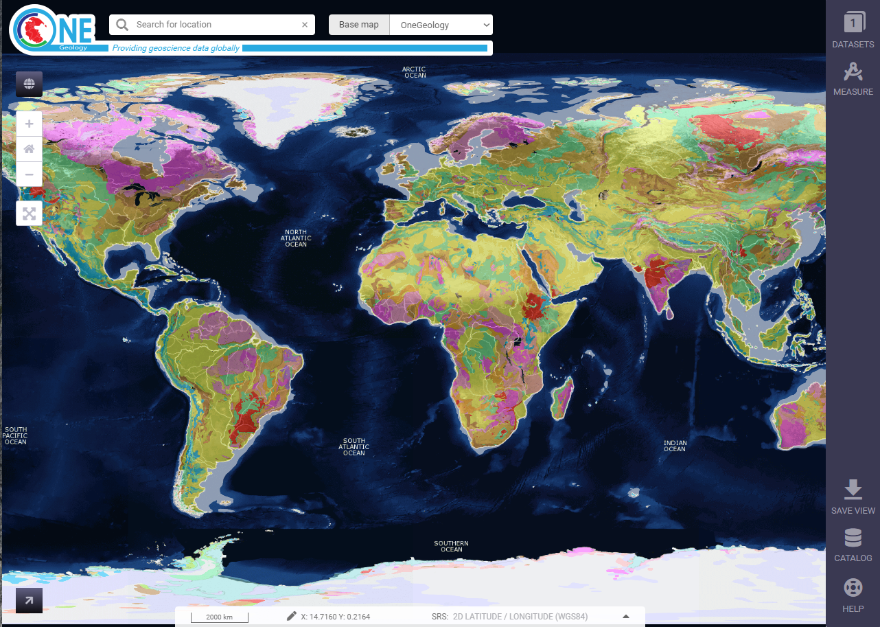 geologic map of the world Onegeology To Be The Provider Of Geoscience Data Globally geologic map of the world