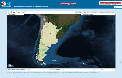 Geology in Argentina (528Kb) Portal screen grabs