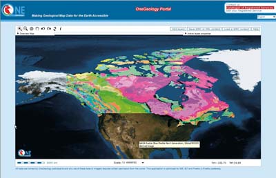 Geology in Canada 639Kb) Portal screen grabs