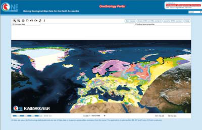 Geology in Europe zoomed in (724Kb) Portal screen grabs