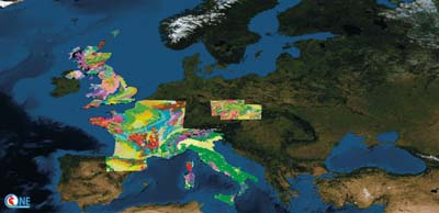 Geology in the UK, France, Italy and Czech Republic (549Kb) Portal screen grabs