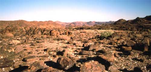 Kamena pustinja. Dolina Tantalite, Orange River, Namibia. © Richard Burt