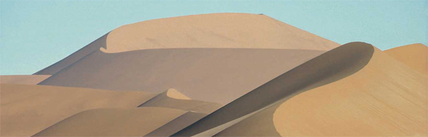 Example of sand dunes.
